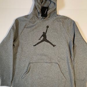 Nike Air Jordan men’s hoodie, gray, XL